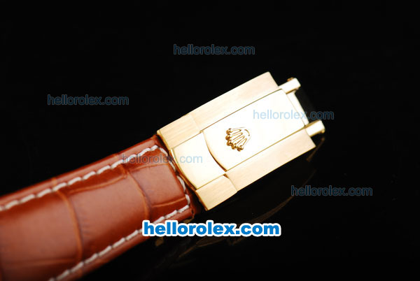 Rolex Datejust Automatic Movement ETA Coating Case with White Dial-Diamond Bezel - Click Image to Close